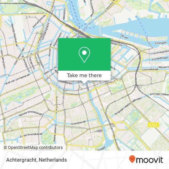 Achtergracht map