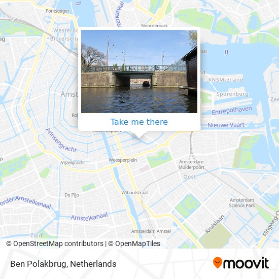 Ben Polakbrug map