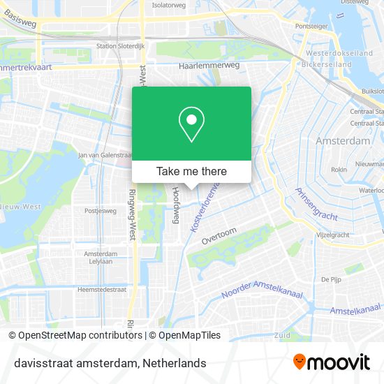 davisstraat amsterdam map