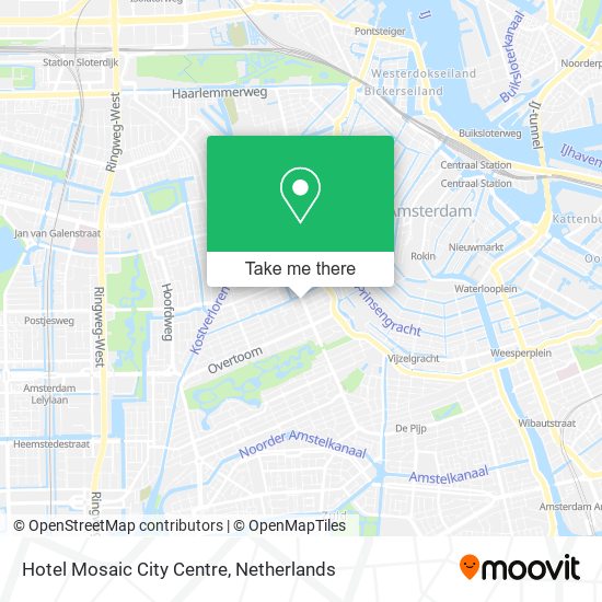 Hotel Mosaic City Centre map