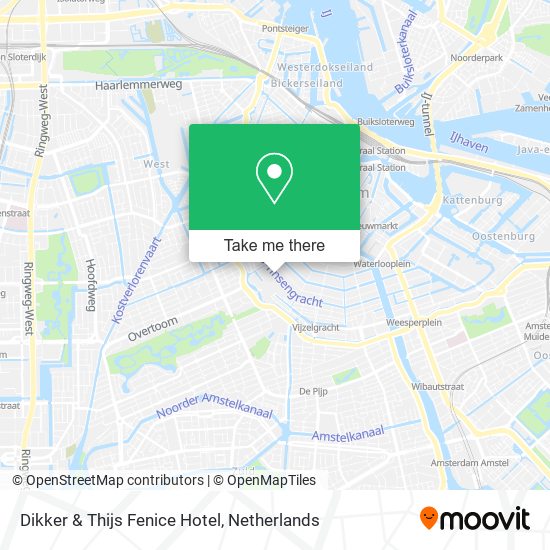 Dikker & Thijs Fenice Hotel map