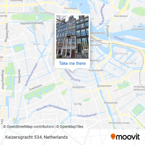 Keizersgracht 534 map