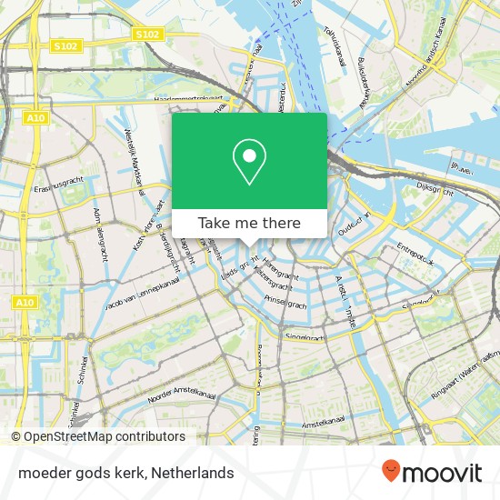 moeder gods  kerk Karte