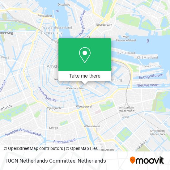 IUCN Netherlands Committee map