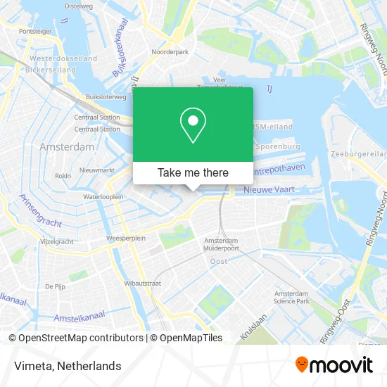 Vimeta map