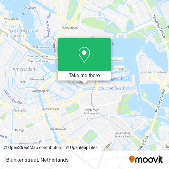 Blankenstraat map