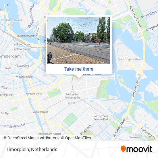 Timorplein map