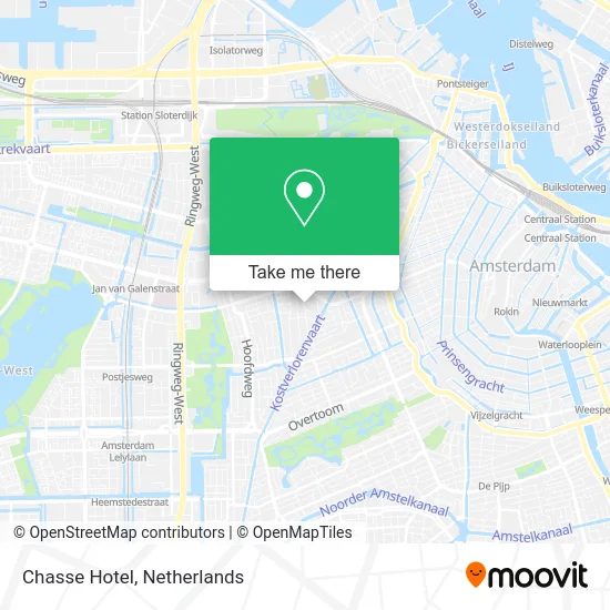 Chasse Hotel map