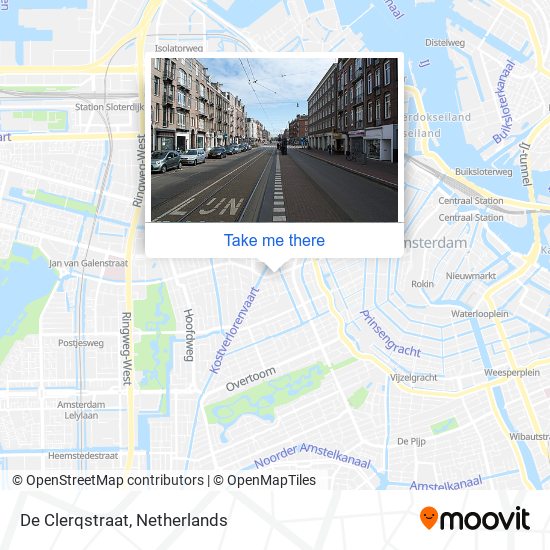 De Clerqstraat map