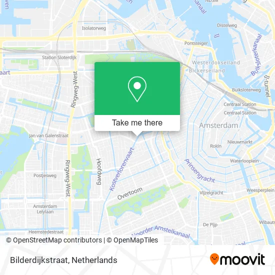 Bilderdijkstraat map