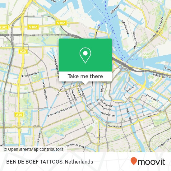 BEN DE BOEF TATTOOS map