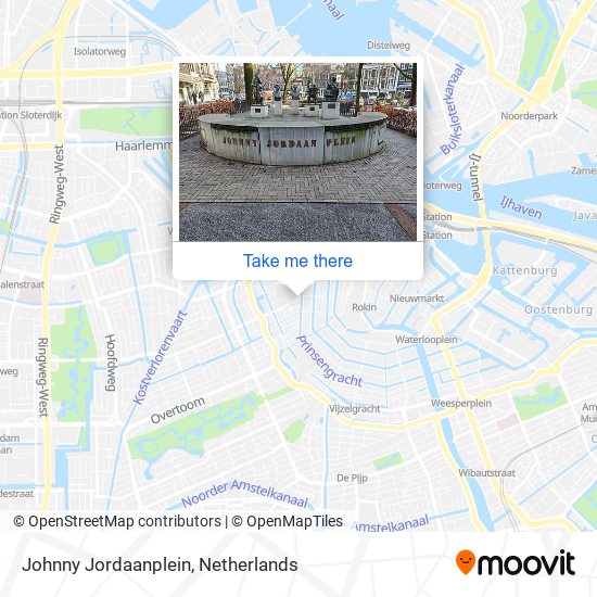 Johnny Jordaanplein Karte