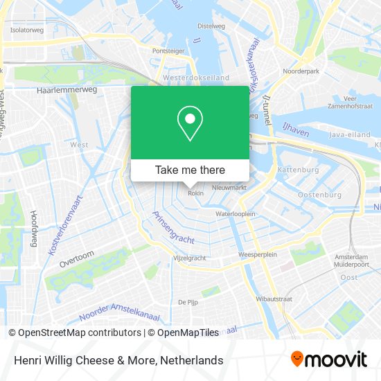 Henri Willig Cheese & More map