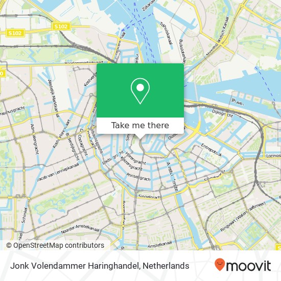 Jonk Volendammer Haringhandel map