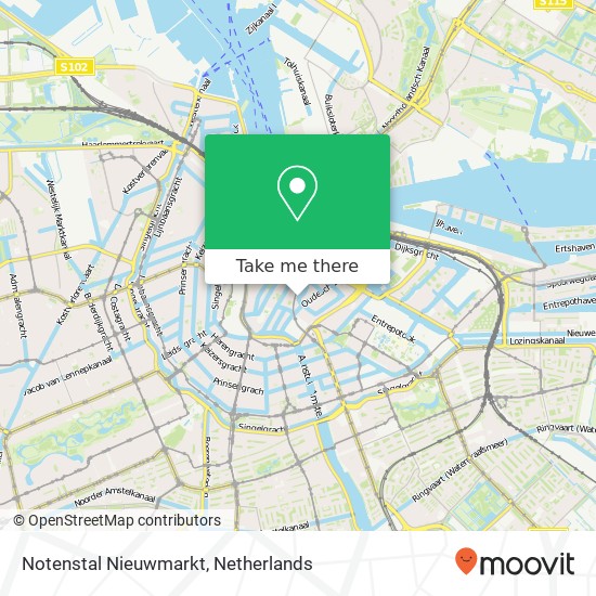Notenstal Nieuwmarkt map