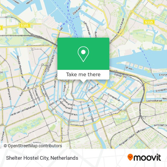 Shelter Hostel City map