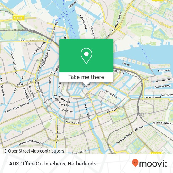 TAUS Office Oudeschans Karte