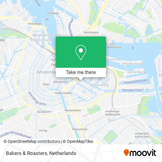 Bakers & Roasters map
