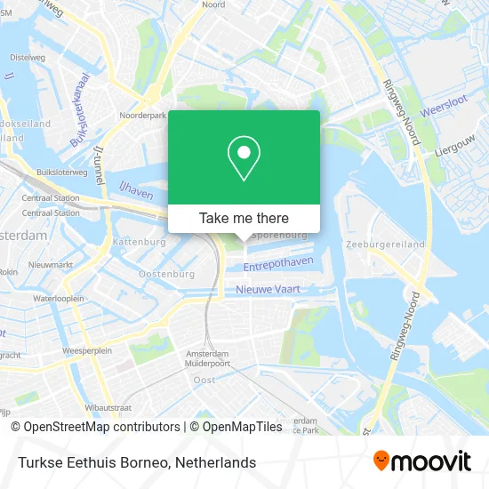 Turkse Eethuis Borneo map