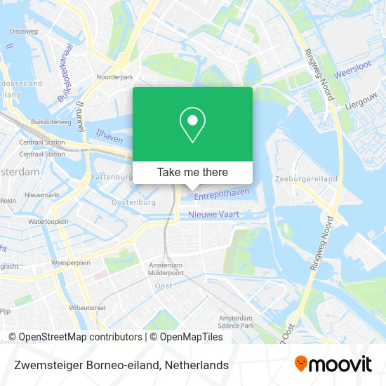 Zwemsteiger Borneo-eiland map