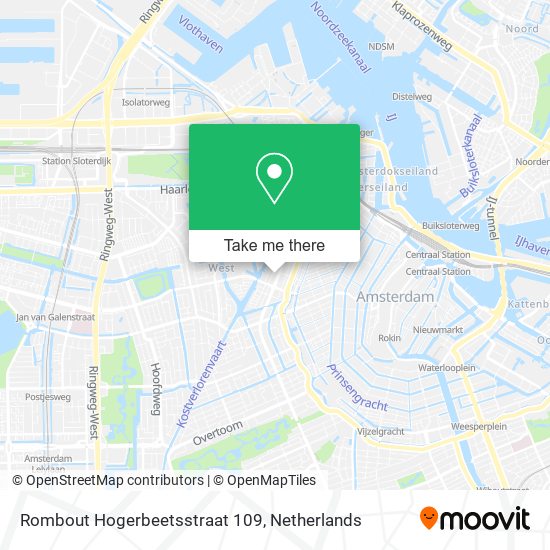 Rombout Hogerbeetsstraat 109 map