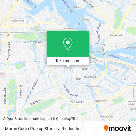 Martin Garrix Pop up Store map