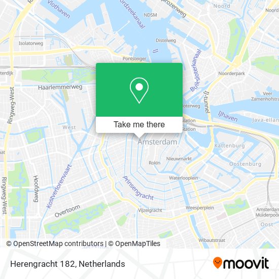 Herengracht 182 map