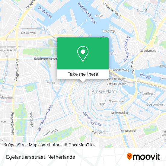 Egelantiersstraat map