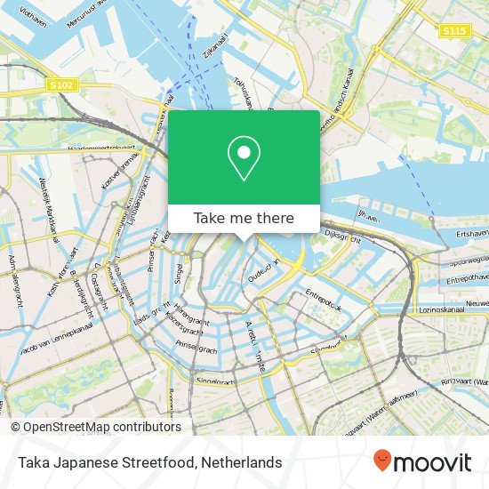 Taka Japanese Streetfood map