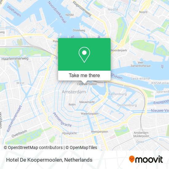 Hotel De Koopermoolen map