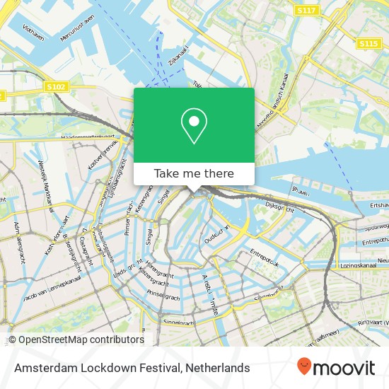 Amsterdam Lockdown Festival map