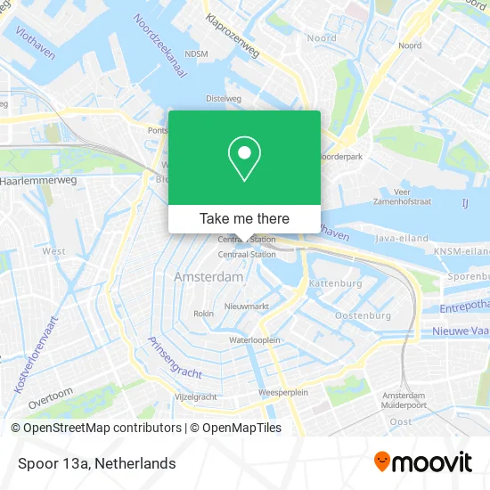 Spoor 13a Karte