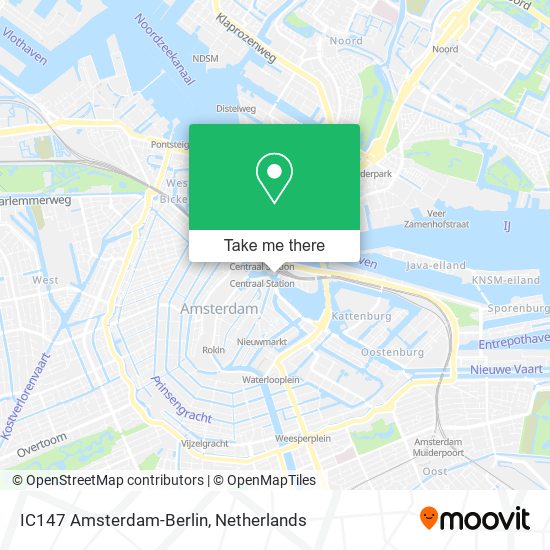 IC147 Amsterdam-Berlin map