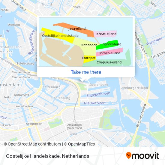 Oostelijke Handelskade Karte