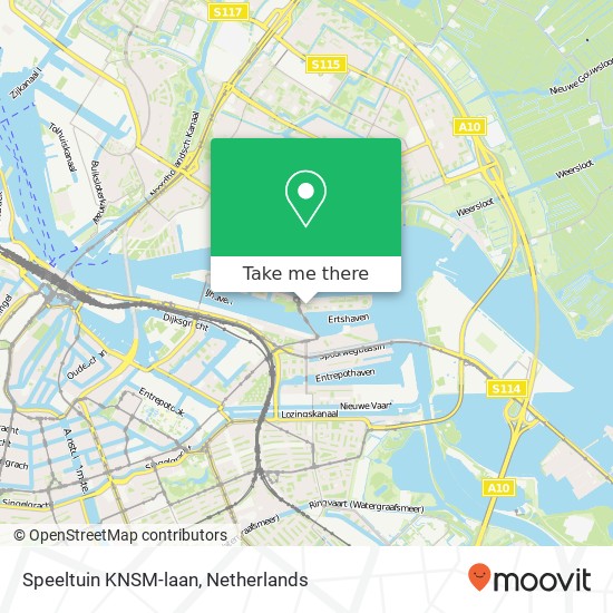 Speeltuin KNSM-laan map