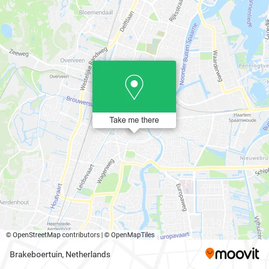 Brakeboertuin map