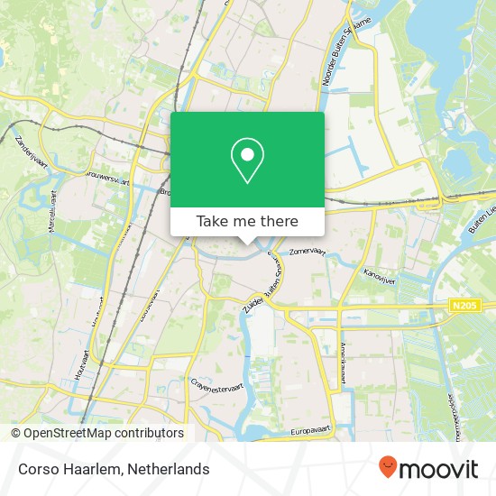 Corso Haarlem map