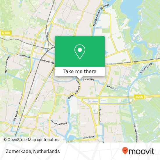 Zomerkade map