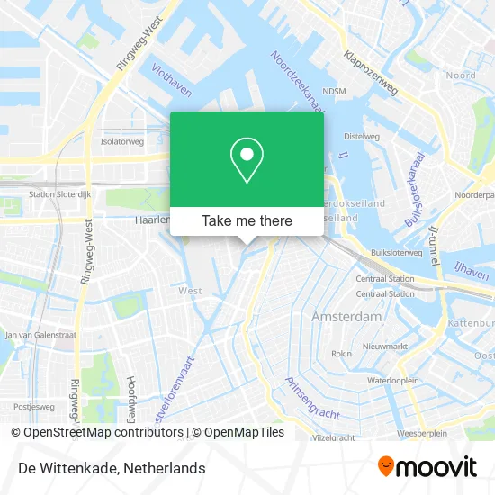 De Wittenkade map