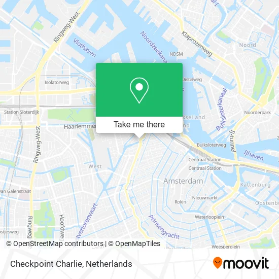 Checkpoint Charlie map