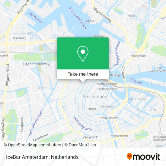 IceBar Amsterdam map