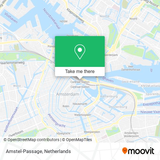 Amstel-Passage map