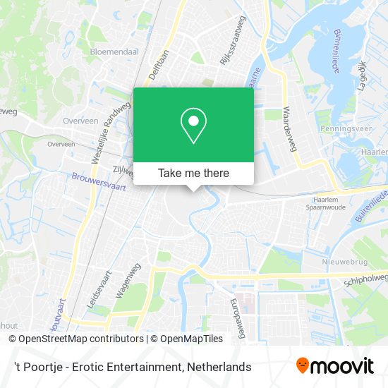 't Poortje - Erotic Entertainment map