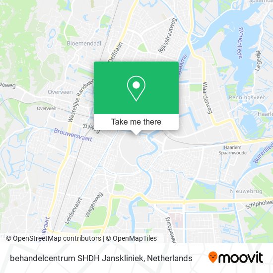 behandelcentrum SHDH Janskliniek Karte