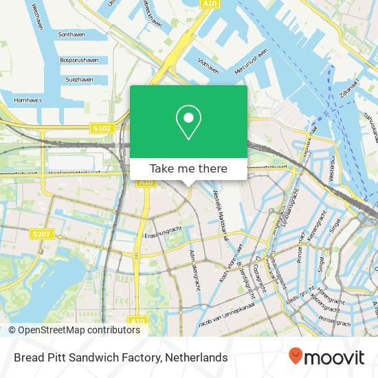 Bread Pitt Sandwich Factory map