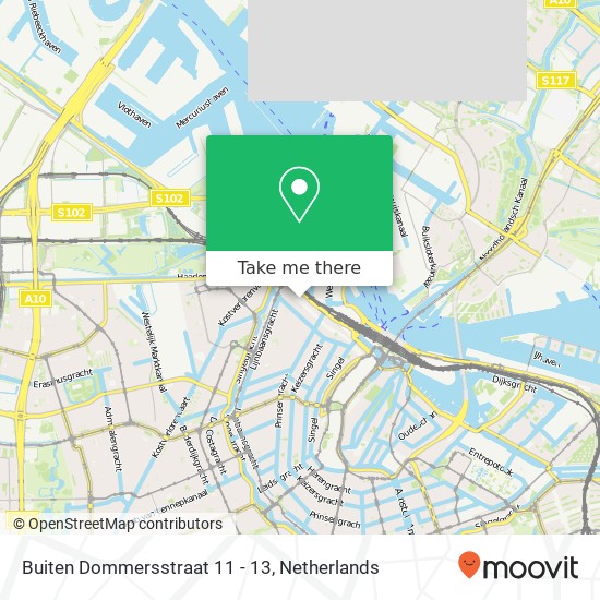 Buiten Dommersstraat 11 - 13 map