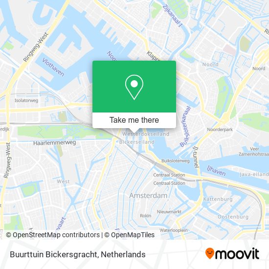 Buurttuin Bickersgracht map