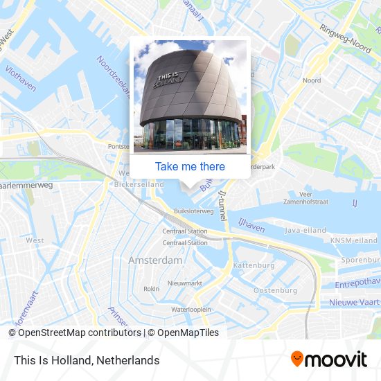 How to get to This Is Holland in Amsterdam by Bus Ferry Train