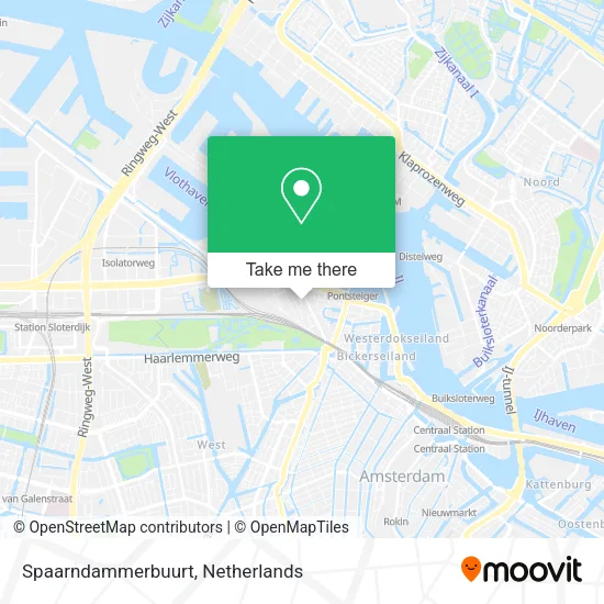 Spaarndammerbuurt map