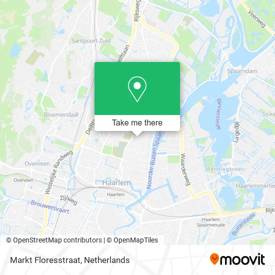 Markt Floresstraat map